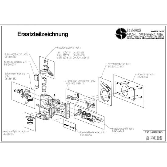 Bolzen HS1700 KU/4B | ballig mit 38mm