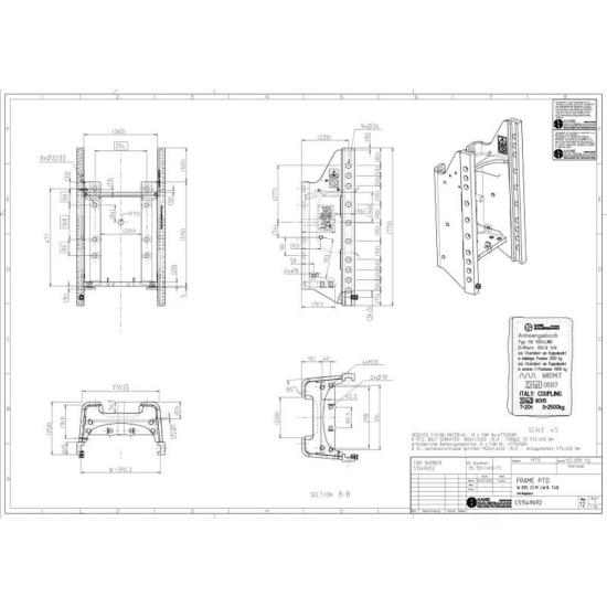 Sauermann Anhängebock HS 550-LWB-​HD | 390mm