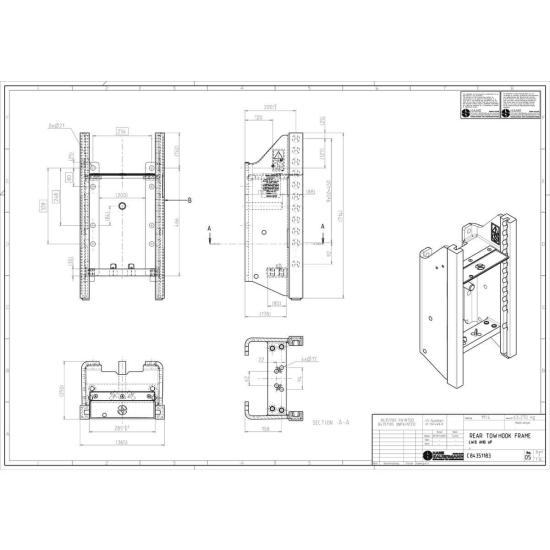 Sauermann Anhängebock CCM C84351183 | 320mm