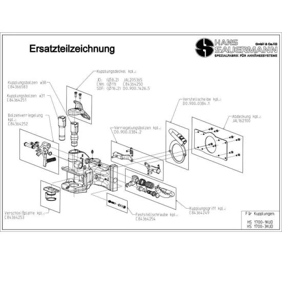 Verschleißplattensatz für HS1700