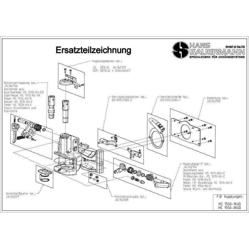 Sauermann Verstellscheibe inkl. Handgriff für Höhenverstellung