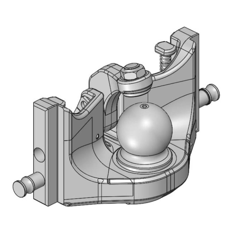 Scharmüller Anhängerkupplung K80 Kugel 4.000 kg | 311mm