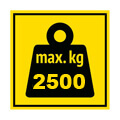 Anhängerkupplung max. zul. Stützlast 2.500 kg