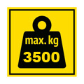 Anhängerkupplung max. zul. Stützlast 3.500 kg